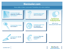 Tablet Screenshot of bienisoler.com